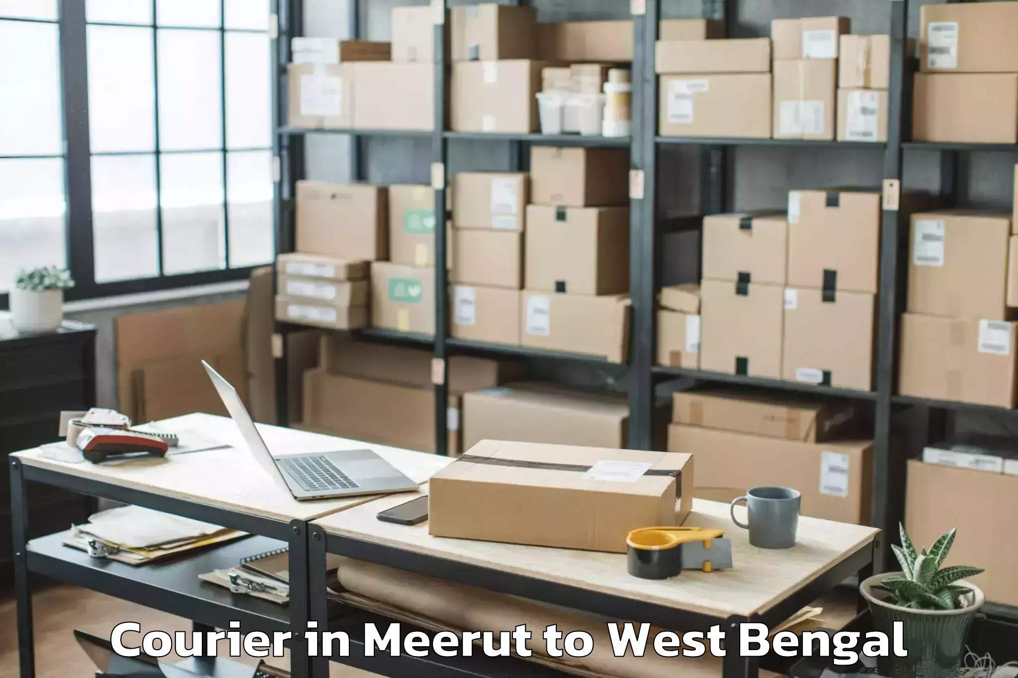 Affordable Meerut to Balarampur Courier